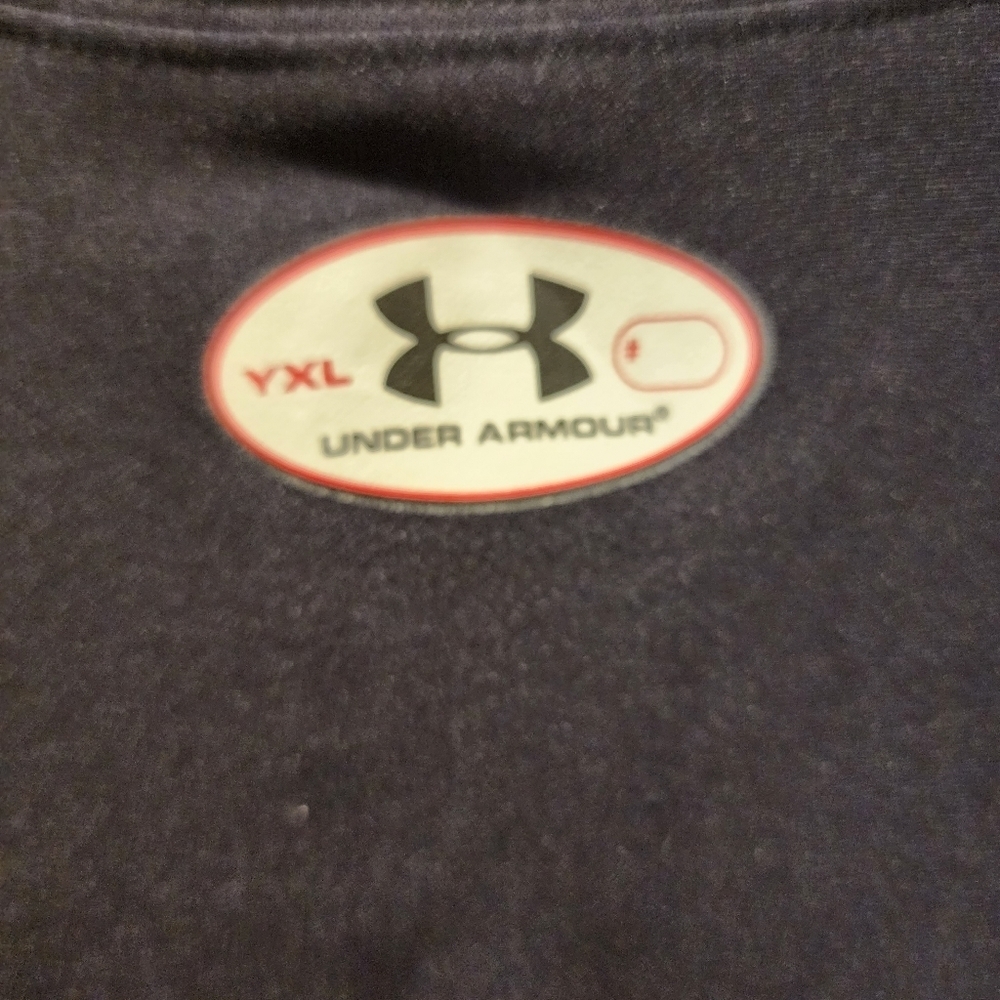 Under Armour  cold gear black long Sleeves athletic shirt size YXL - Picture 4 of 7